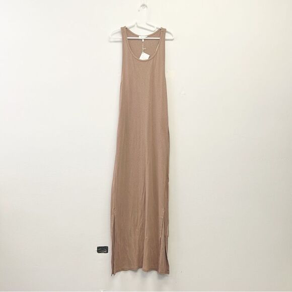 Splendid Knit Racerback Belted Maxi Dress, Size XL - Picture 1 of 11